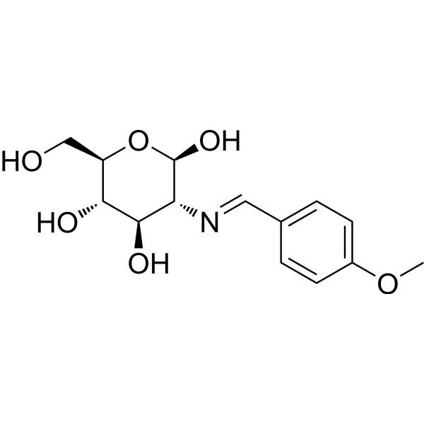 2-Deoxy-2-[[(4-methoxyphenyl)methylene]amino]-β-D-glucopyranose 51471-40-0